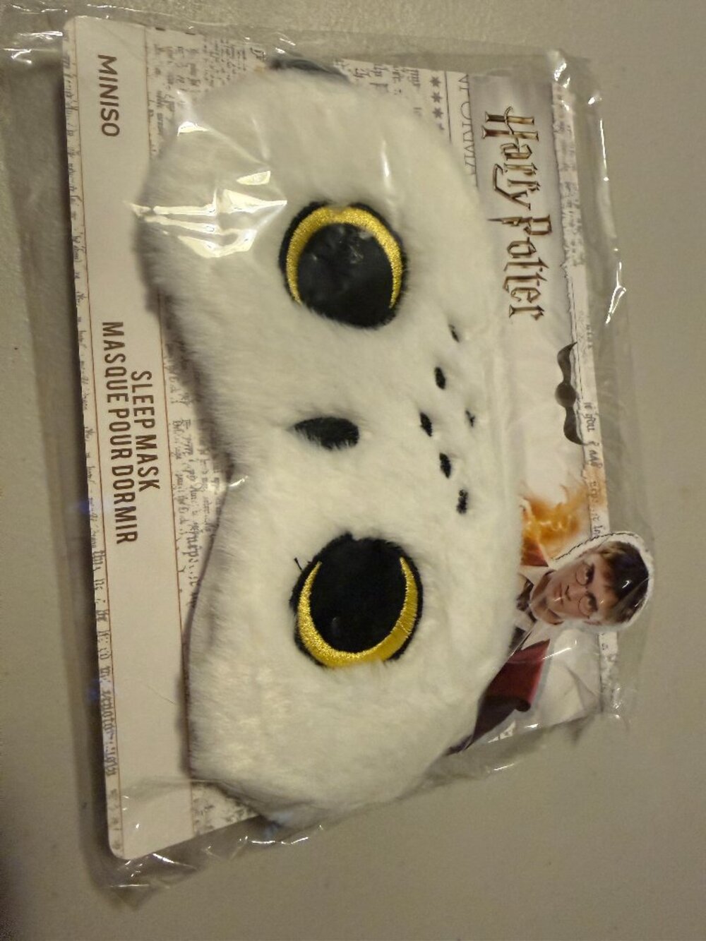 Harry Potter Hedwig Owl Plush Sleep Mask